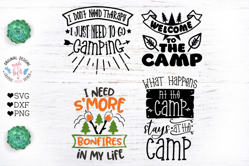 Download Camp Quotes Bundle - Camping Cut Files By ...