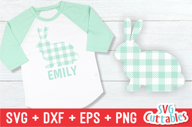 buffalo-plaid-bunny-easter-cut-file