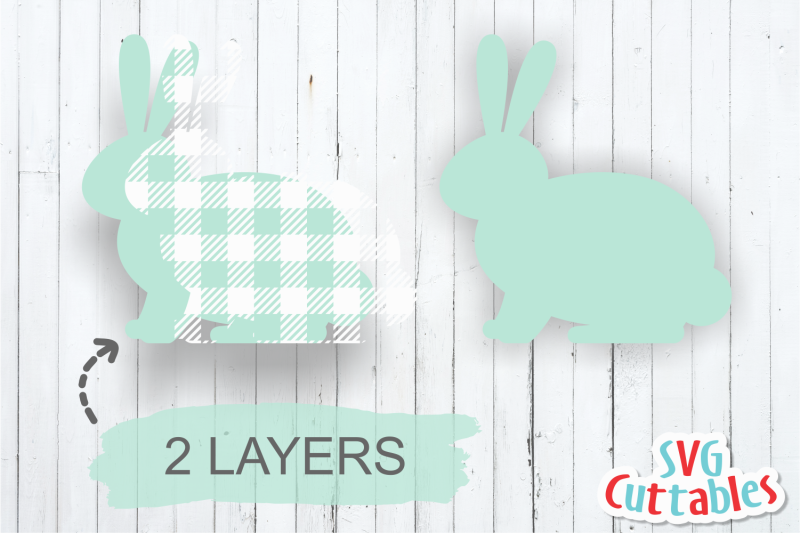 buffalo-plaid-bunny-easter-cut-file