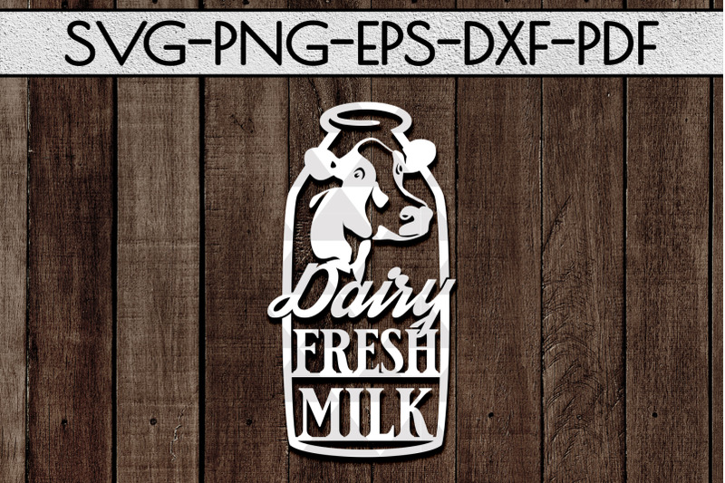 dairy-fresh-milk-papercut-template-farm-decor-sign-svg-dxf