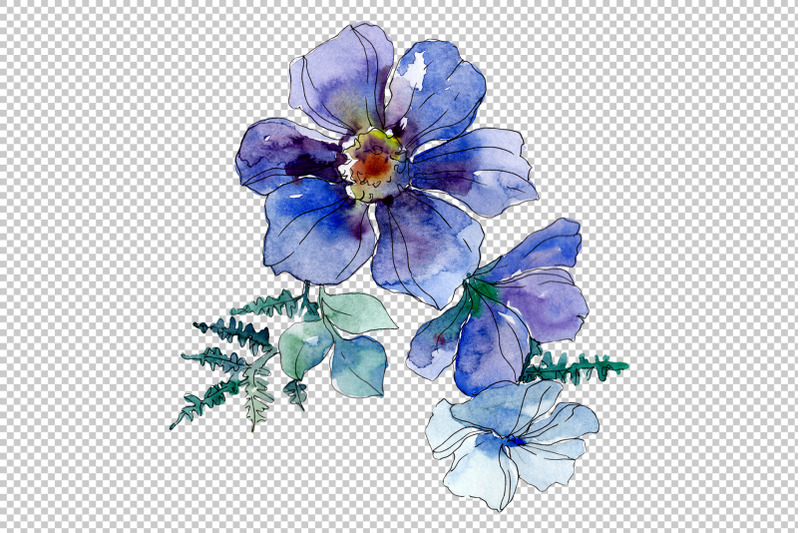 wildflowers-watercolor-png