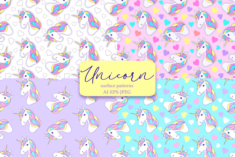 unicorns-surface-patterns