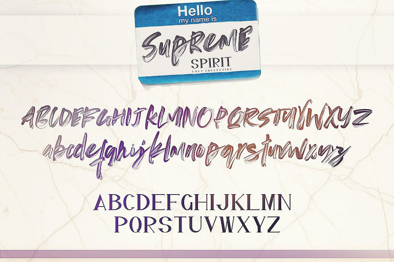 supreme-spirit-brush-font
