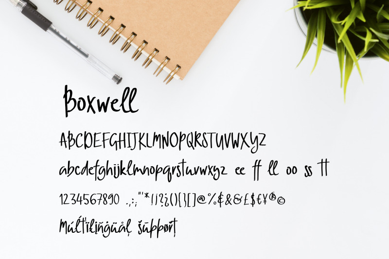 boxwell-brush-font