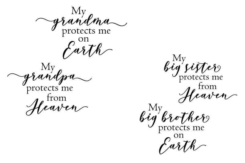 Memorial Bundle Protected From Heaven Svg Png Eps By Studio 26 Design Co Thehungryjpeg Com