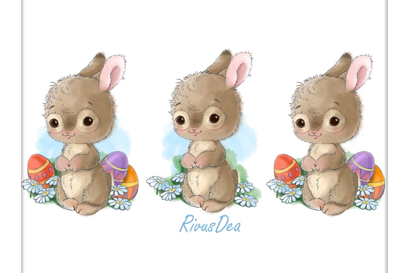 easter-bunnies-set-for-kids-and-babies-decor