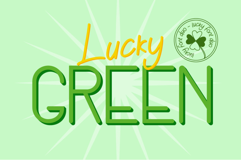 lucky-green-font-duo
