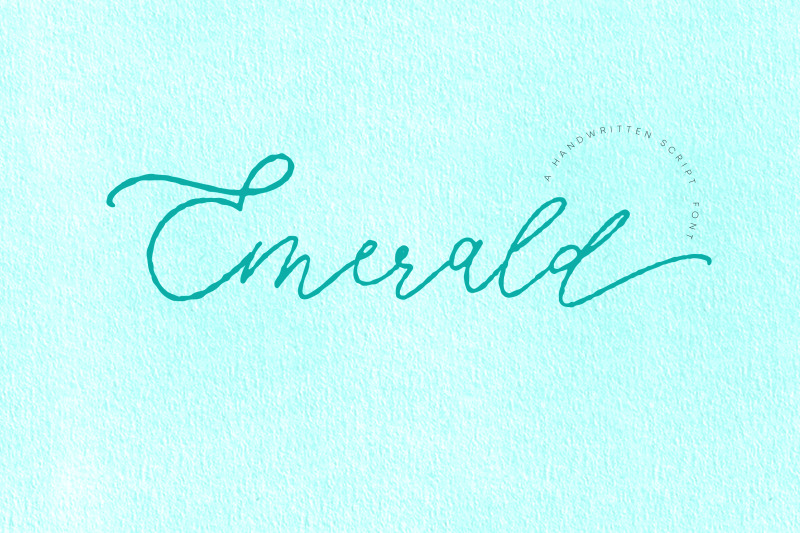 emerald-imperfect-modern-calligraphy-script