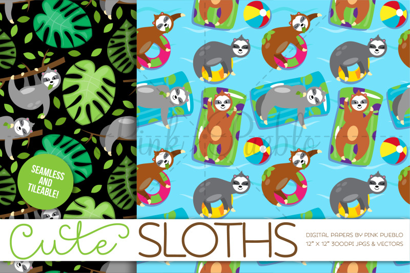 sloth-patterns-or-digital-papers