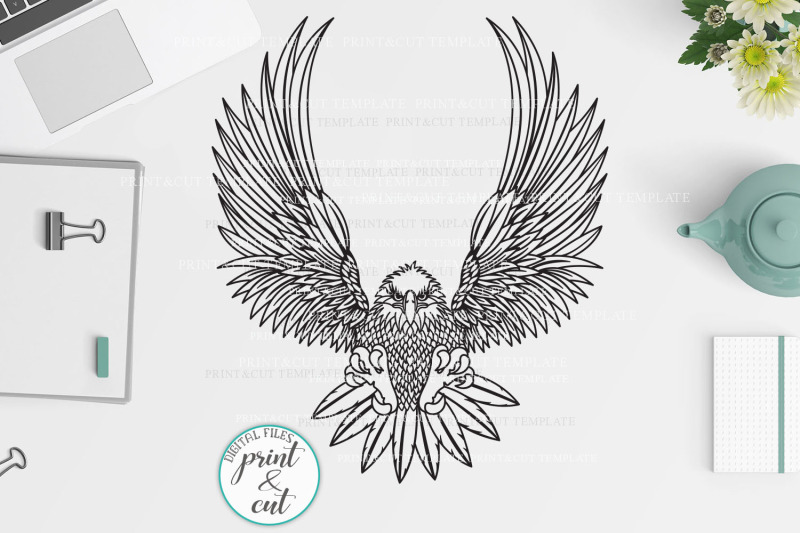 cut-out-flying-eagle-svg-dxf-pdf-png-cutting-template
