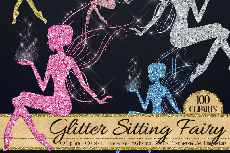 100-glitter-sitting-fairy-magical-wing-baby-shower-clip-arts