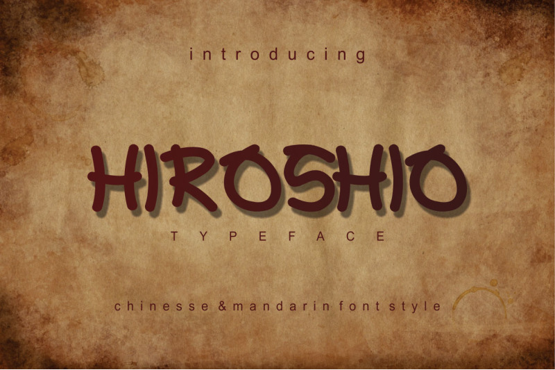 hiroshio-mandarin-font-style