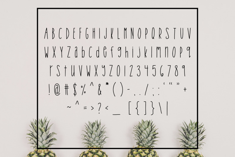 Tropical Trouble A Super Thin And Super Tall Handwritten Font By Savoringsurprises Thehungryjpeg Com