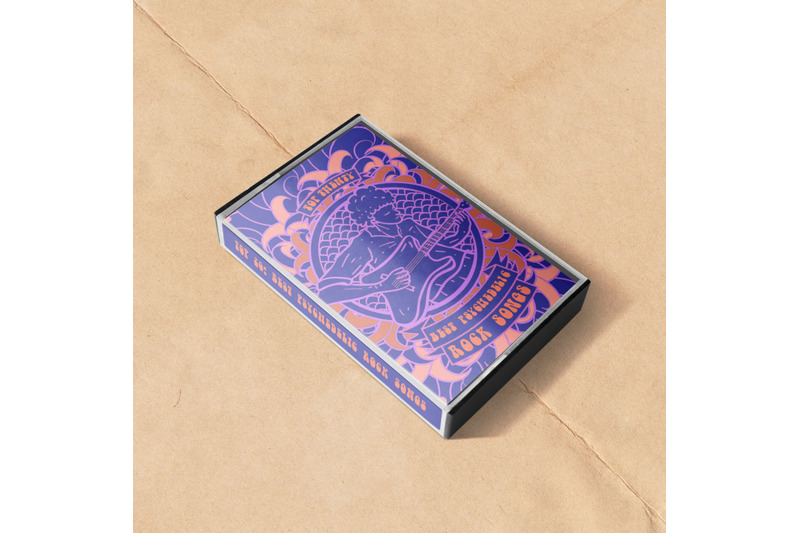 Download Cassette Tape Mockup By rebrandy | TheHungryJPEG.com