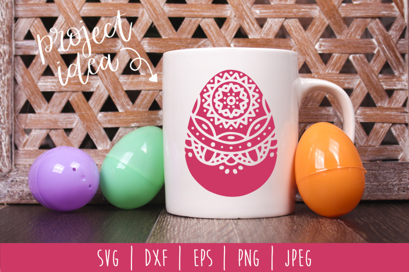 Download Mandala Easter Egg SVG, DXF, EPS, PNG, JPEG By ...