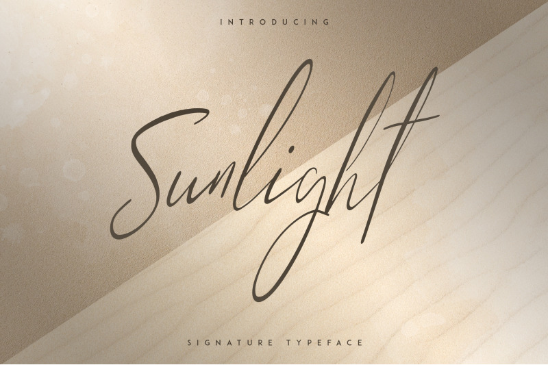 sunlight-signature-typeface