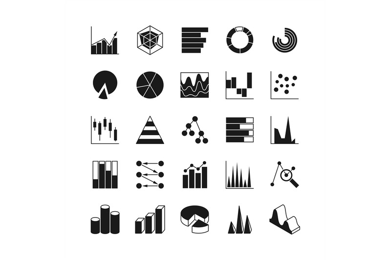 data-bar-graphic-and-statistics-charts-vector-icons-growth-line-busin