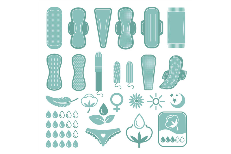 monochrome-symbols-of-feminine-care-and-hygiene-pictures-for-labels-o