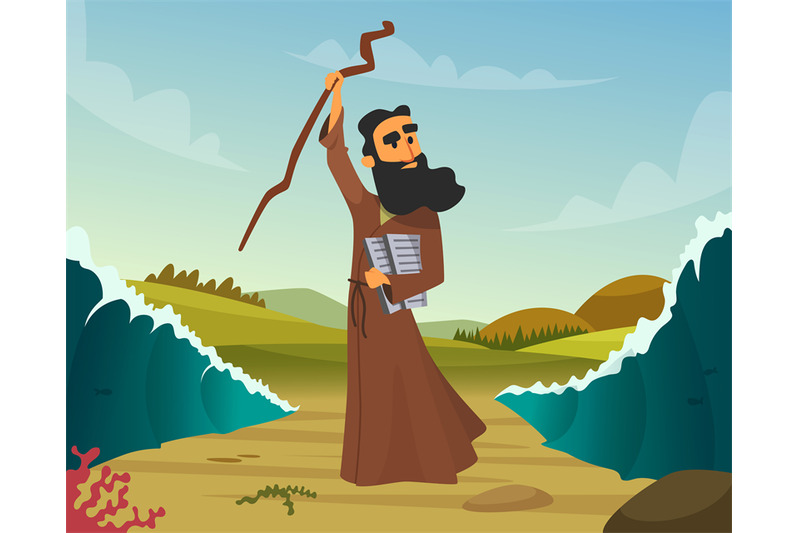 vector-historical-illustration-of-biblical-story