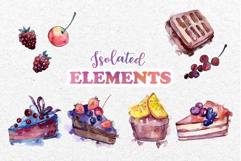 tasty-cakes-watercolor-png