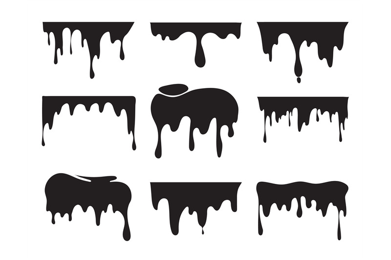 illustrations-of-various-dripping-black-paint-vector-pictures-of-spla