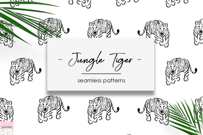 jungle-tiger-seamless-patterns