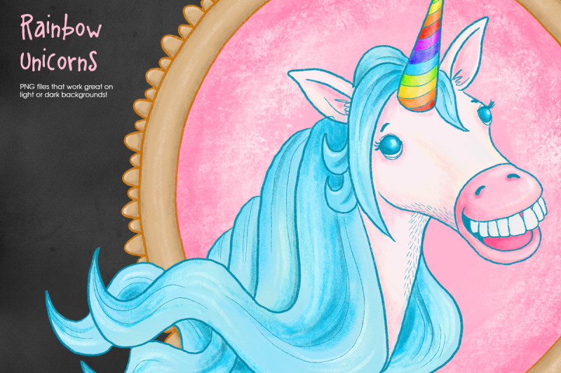 rainbow-unicorn-illustrations-png-files