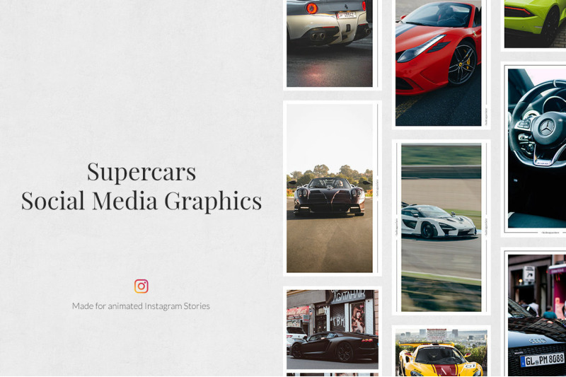 supercars-animated-instagram-stories