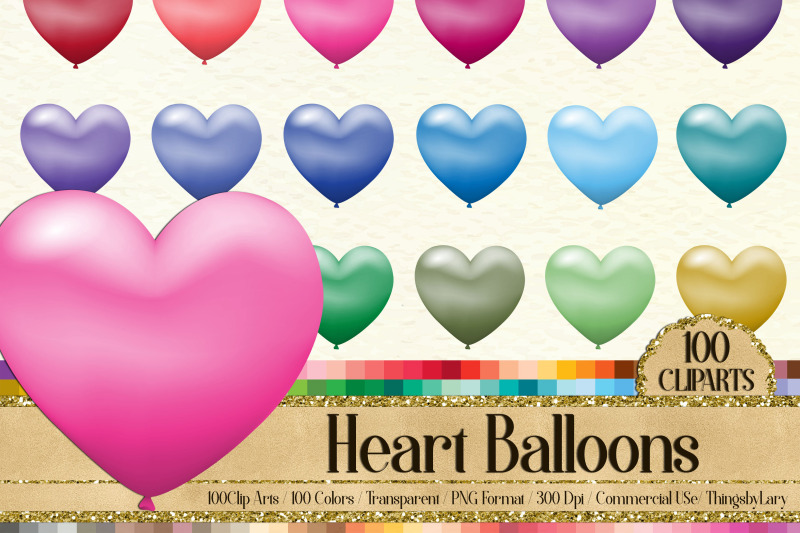 100-gradient-matte-heart-balloon-printable-sticker-clip-arts