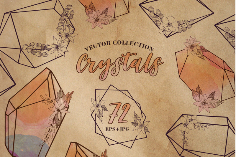 crystals-shapes-vector-collection