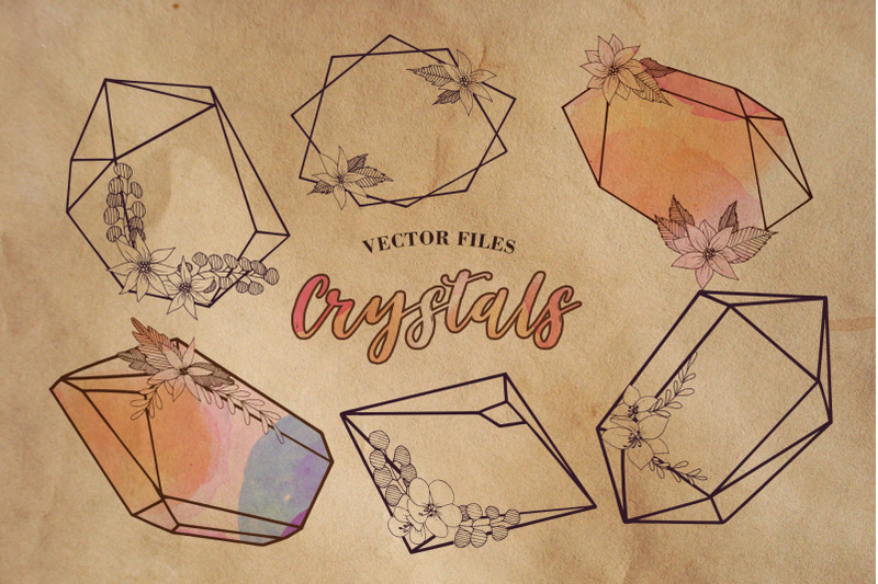 crystals-shapes-vector-collection