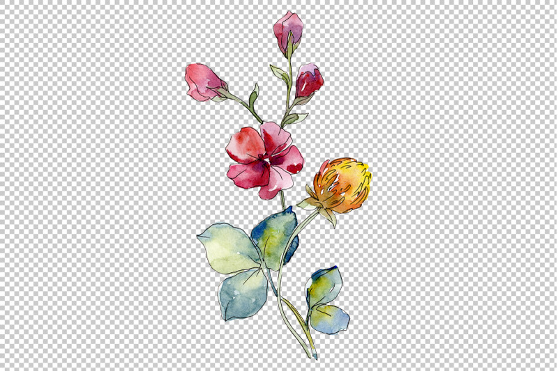 wildflowers-watercolor-png