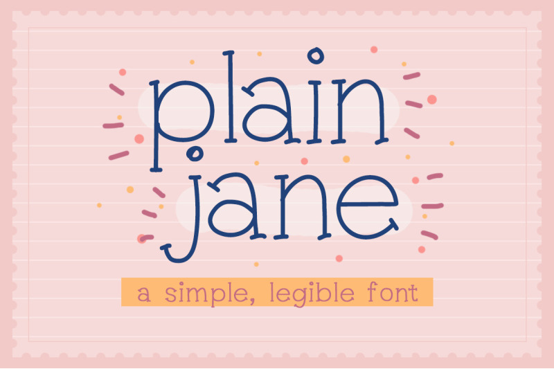 plain-jane-font