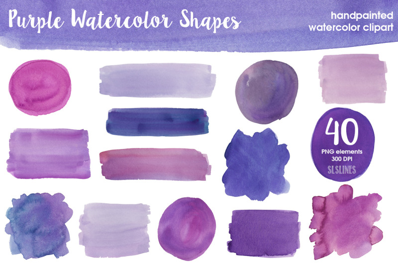 purple-amp-violet-watercolor-shapes-bundle