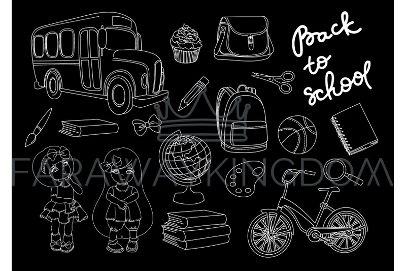 back-to-school-doodles-vector-illustration-seamless-pattern-set
