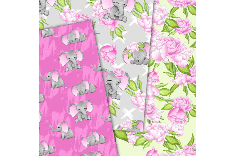 baby-elephant-pattern-in-pink