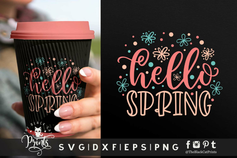 hello-spring-svg-dxf-eps-png