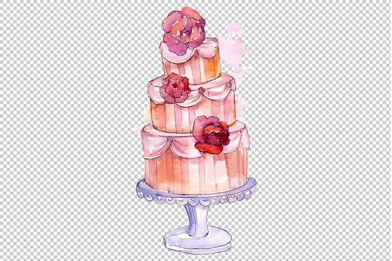 cakes-yummy-watercolor-png