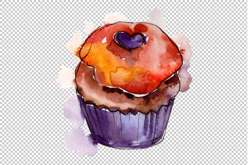 dessert-sweet-tooth-watercolor-png