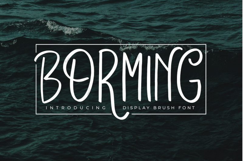 borming-typeface