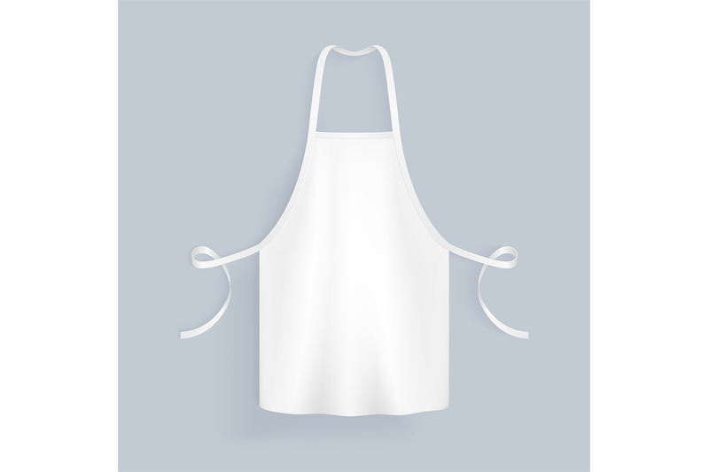 white-blank-kitchen-cotton-apron-isolated-vector-illustration
