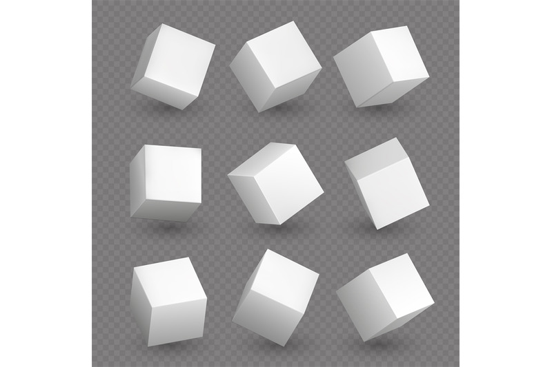 isolated-3d-cubics-white-cubes-or-box-shapes-with-shadows-vector-set