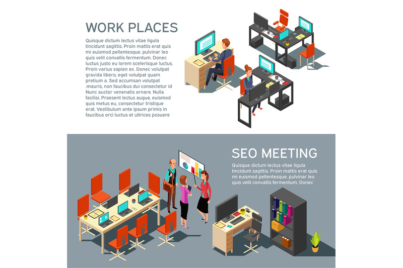 business-banners-vector-design-with-isometric-workplace-modern-interio
