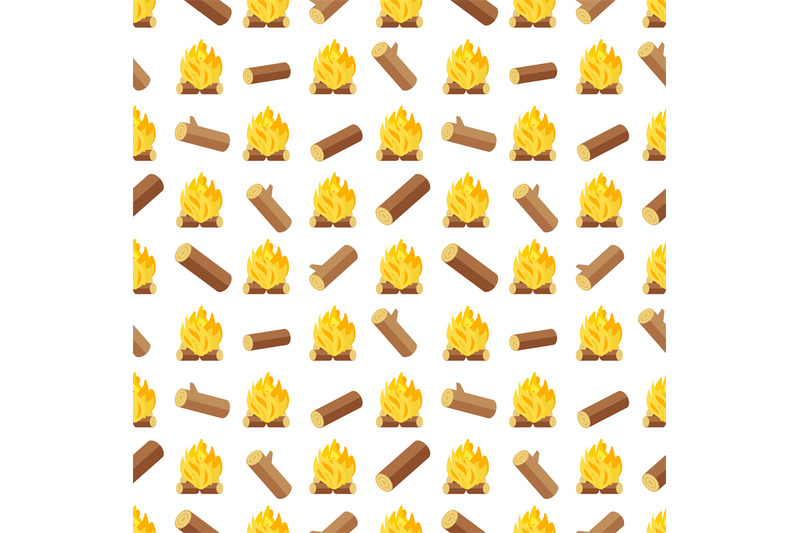 wood-logs-and-bonfires-seamless-pattern