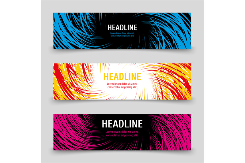 business-banners-template-with-colorful-spirals