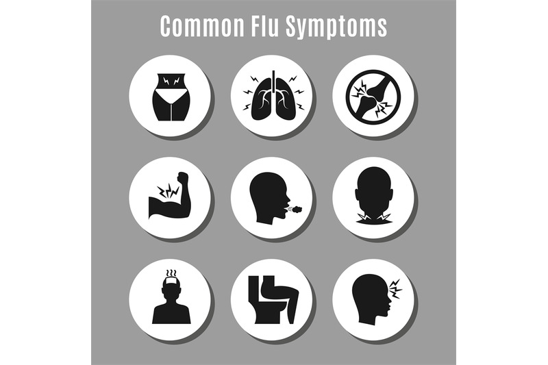 flu-influenza-sickness-symptoms-icons