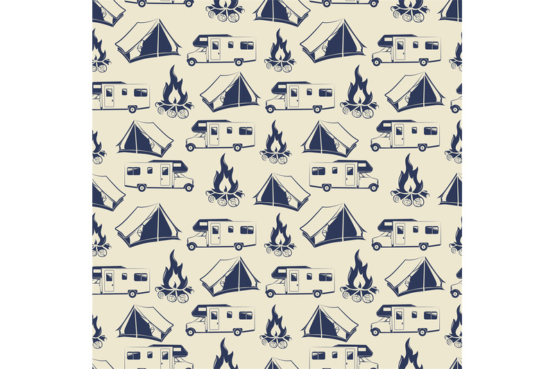 travel-or-camping-seamless-pattern