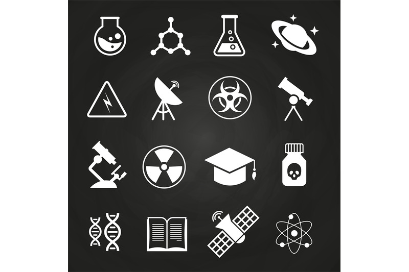 white-science-vector-icons-on-chalkboard