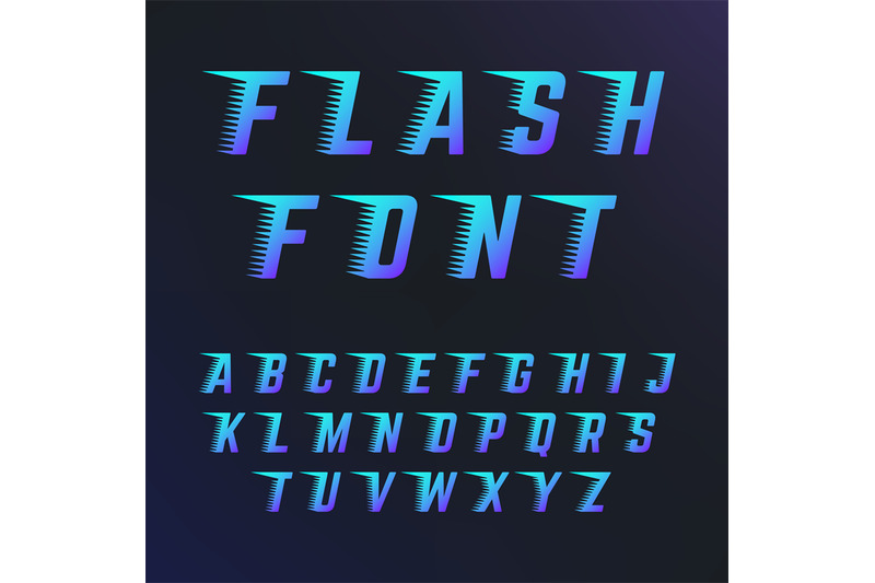 abc-letters-with-speed-lines-effects-vector-font-fits-to-fast-motion