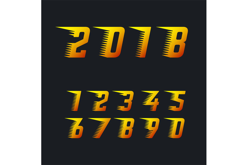 sports-racing-numbers-with-rapid-motion-effect-of-speed-lines-set-of-v
